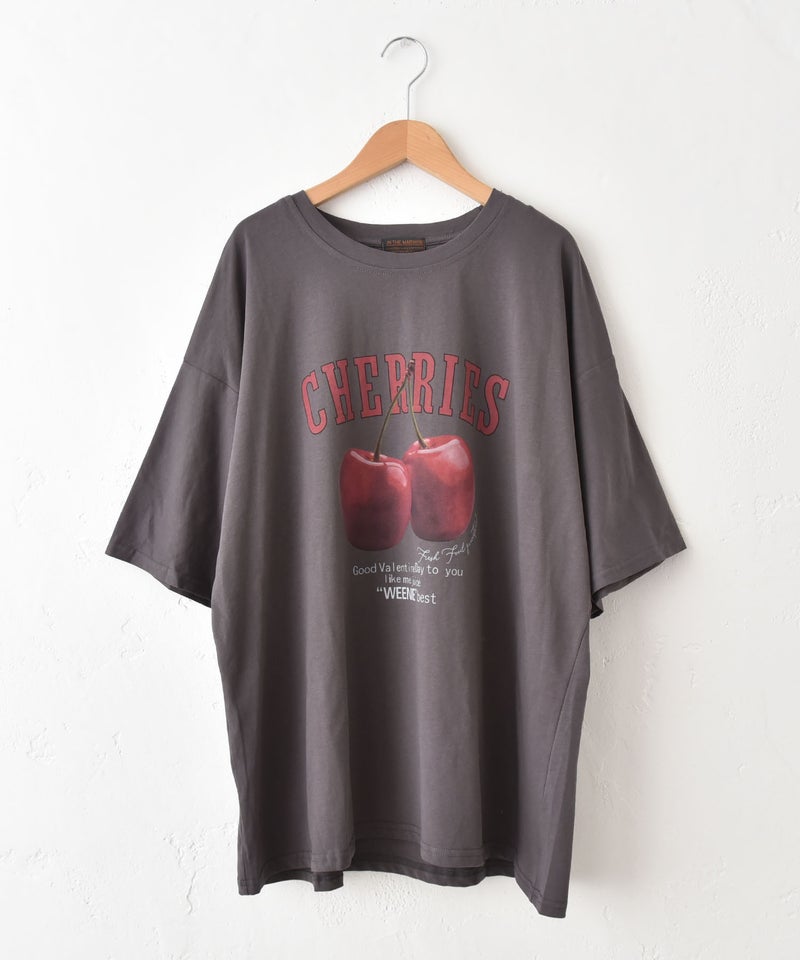  IN THE MARKET｜プリントBIG Tee (チェリー) [[71463021]][C]