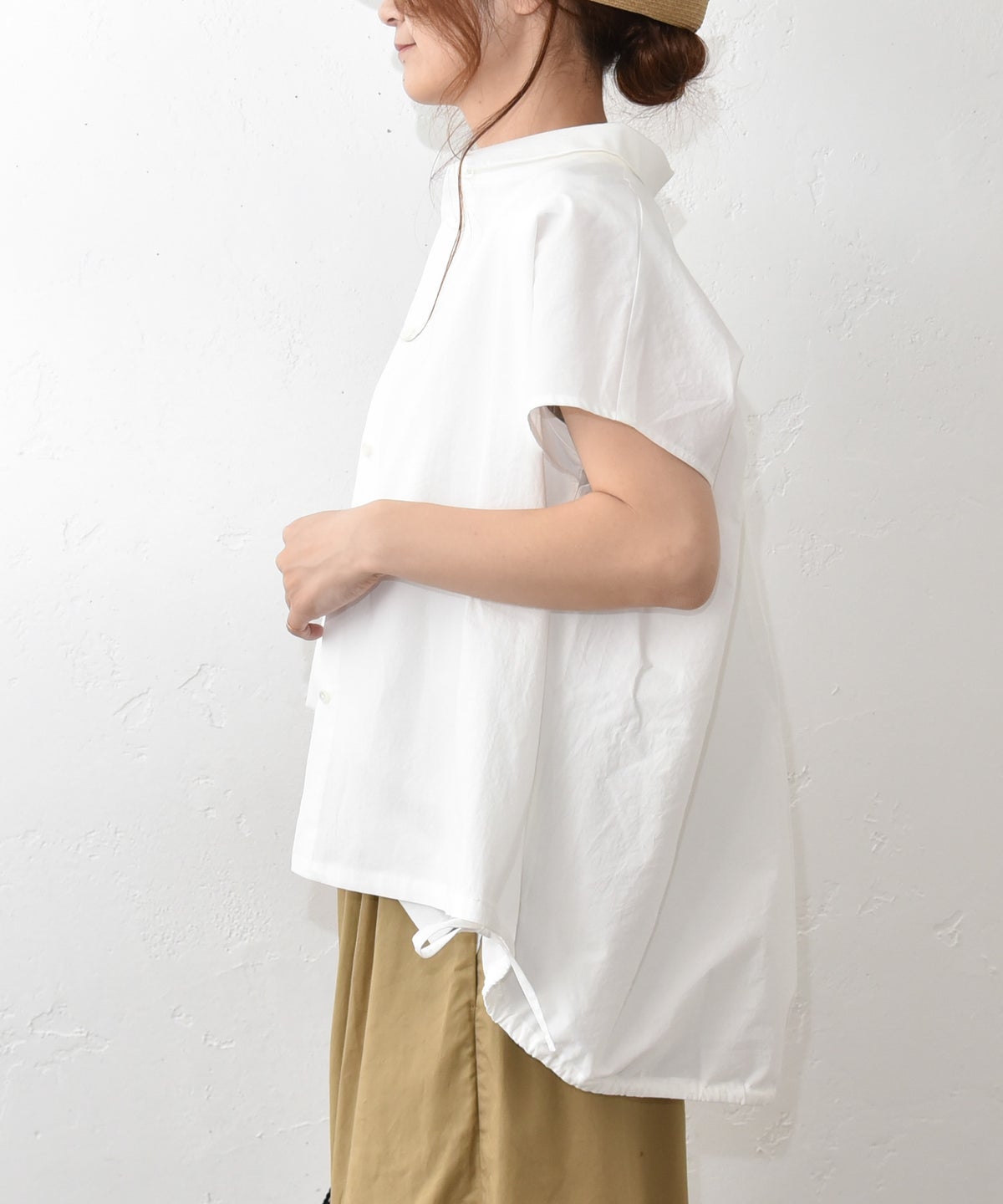 No18｜フレンチスリーブシャツ [[10623]][C]No18｜フレンチスリーブシャツ [[10623]][C]