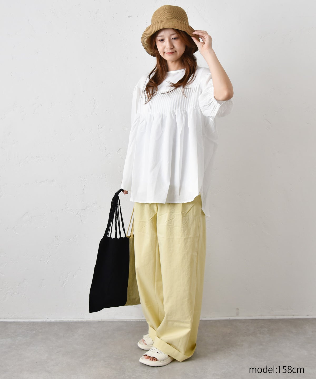 hagumu｜ランタンスリーブプルオーバー [[70463041]][C]