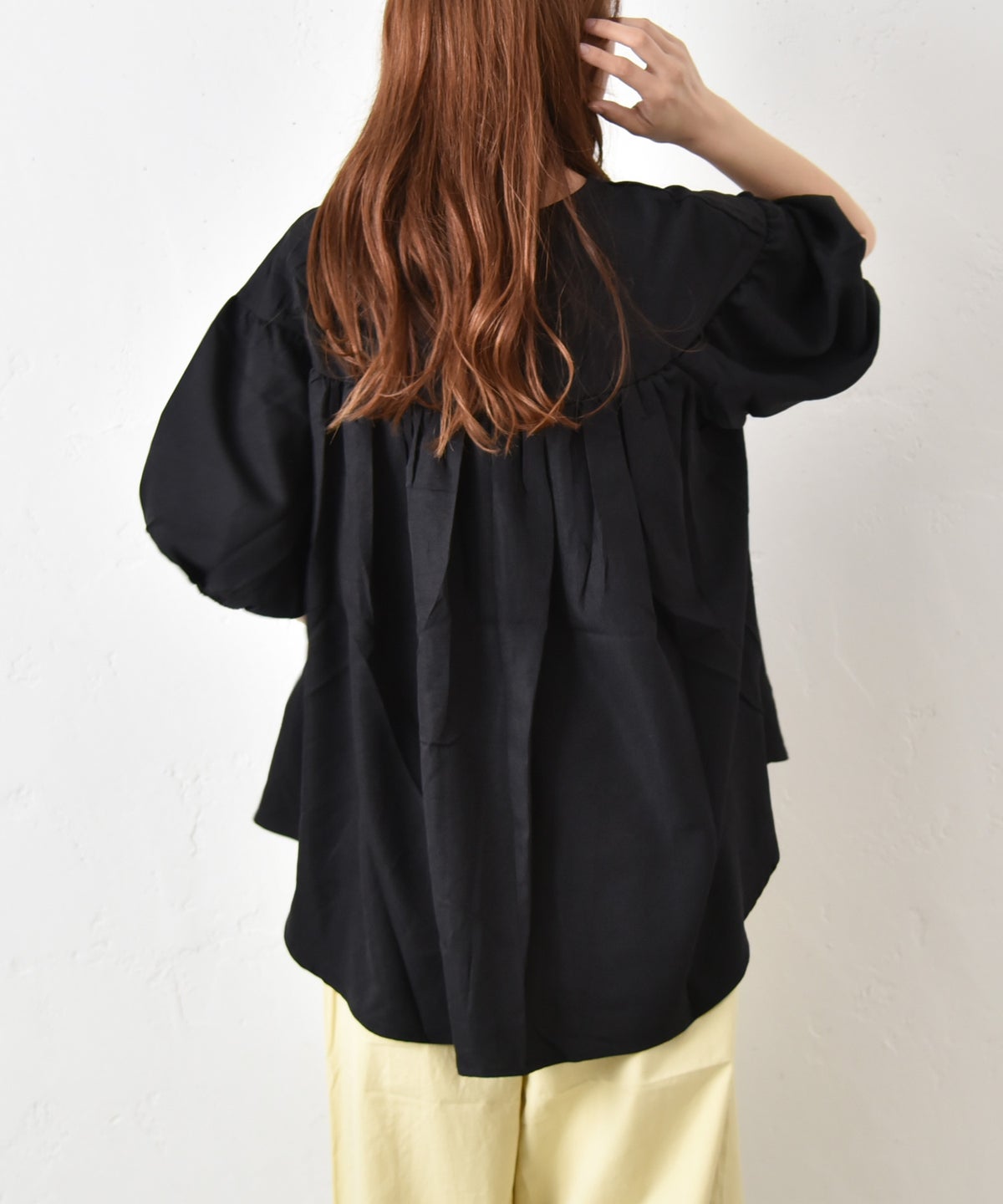 hagumu｜ランタンスリーブプルオーバー [[70463041]][C]