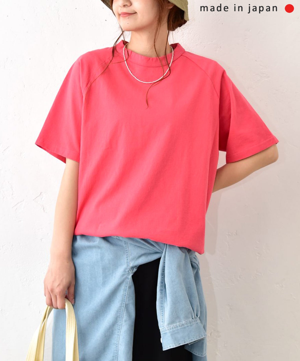 her.｜ロックステッチ入り天竺Tee 半袖 (Short Sleeve)-パック入り [[131231PK-A]][C]