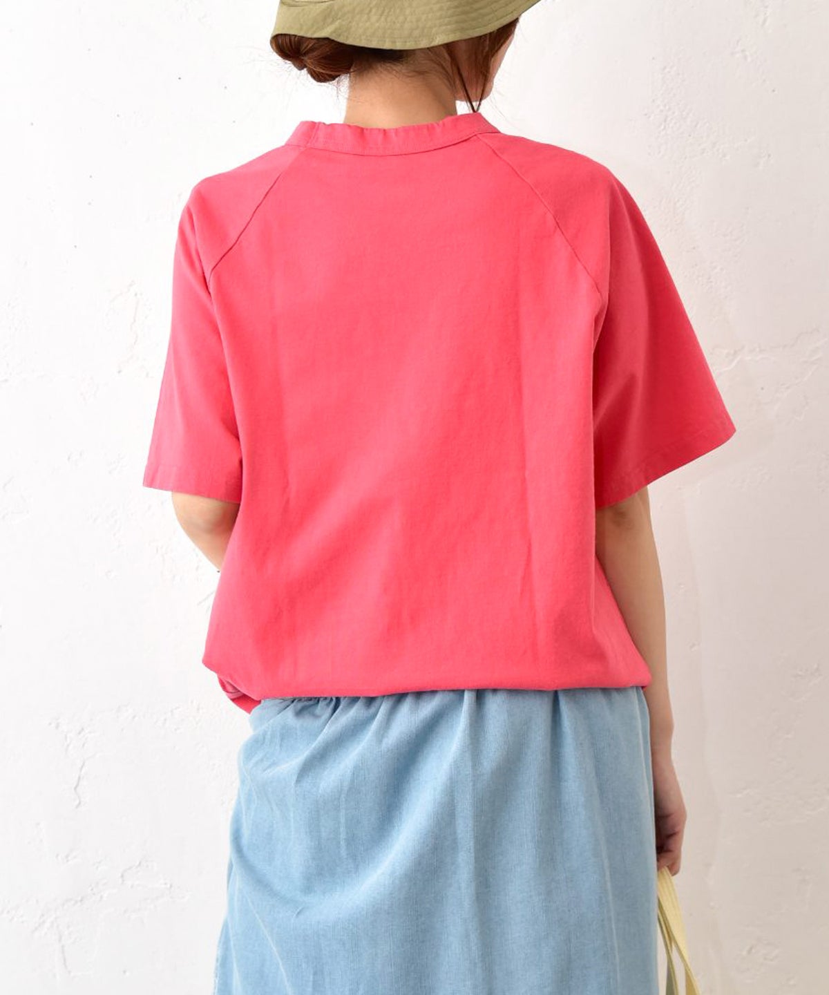 her.｜ロックステッチ入り天竺Tee 半袖 (Short Sleeve)-パック入り [[131231PK-A]][C]