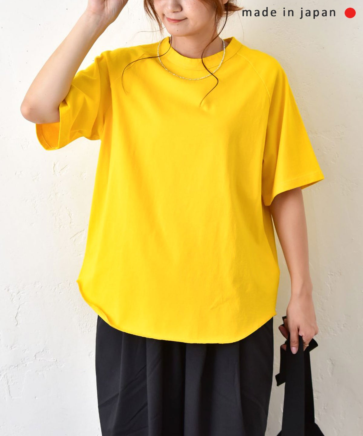her.｜ロックステッチ入り天竺Tee 半袖 (Short Sleeve)-パック入り [[131231PK-A]][C]