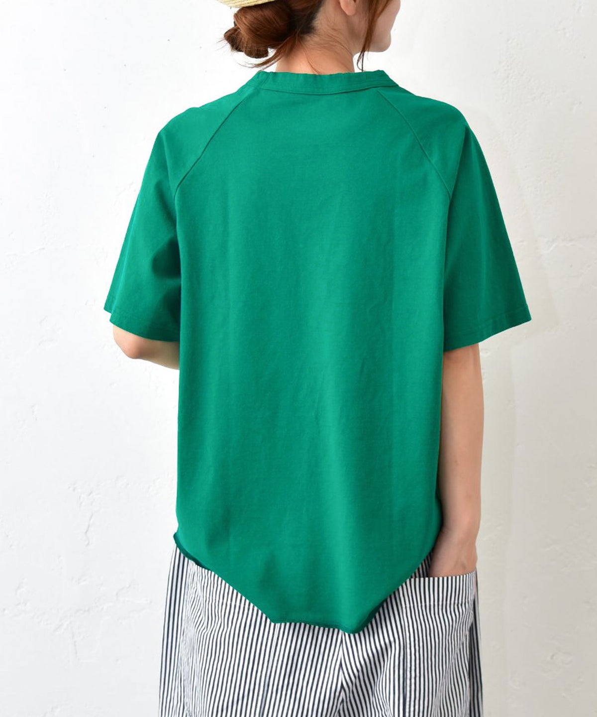 her.｜ロックステッチ入り天竺Tee 半袖 (Short Sleeve)-パック入り [[131231PK-A]][C]