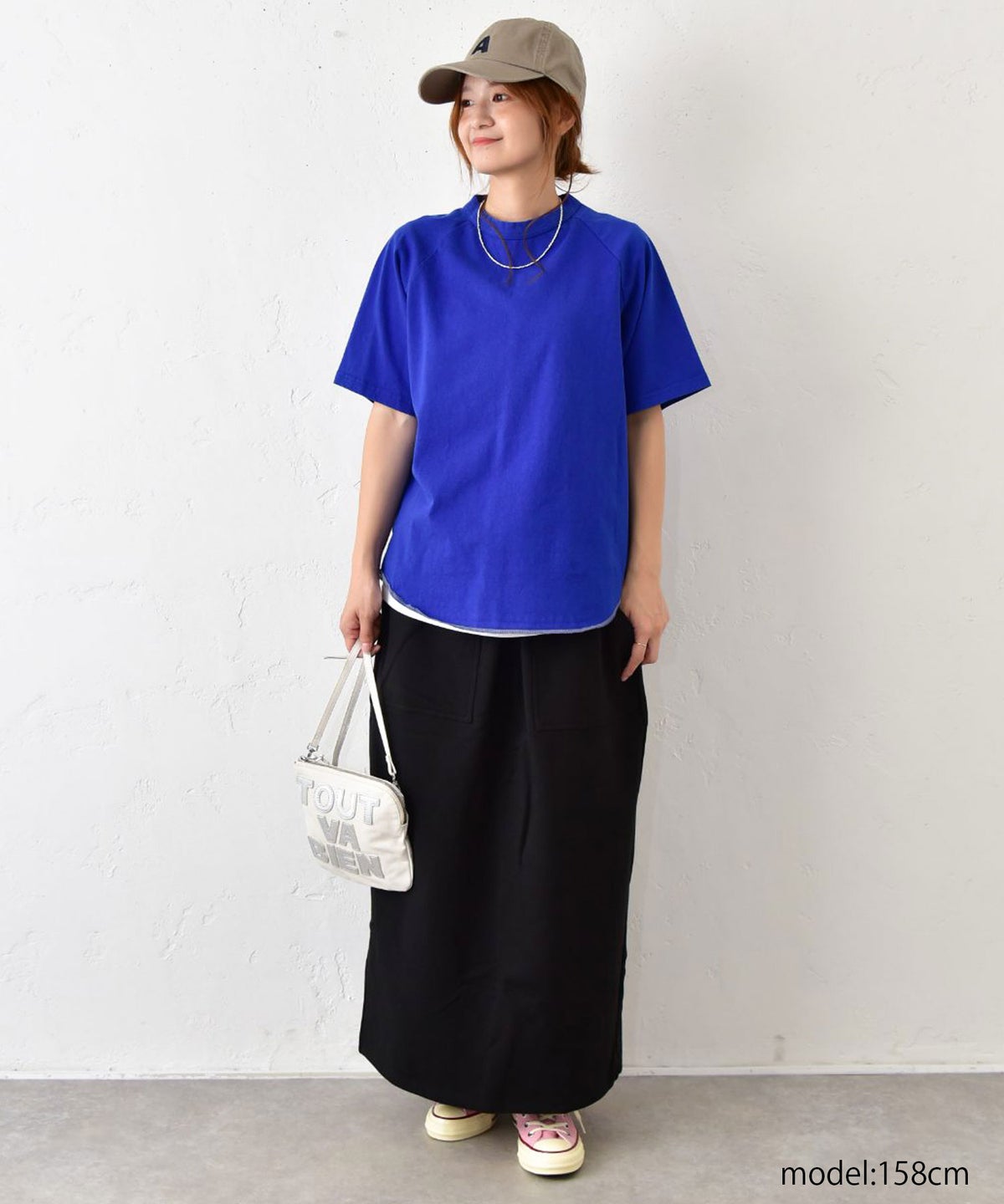  her.｜ロックステッチ入り天竺Tee 半袖 (Short Sleeve)-パック入り [[131231PK-A]][C]
