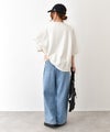BLUE LAKE MARKET｜セットインスリーブ プリントプルオーバー [[B-521030]][C]