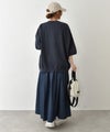 BLUE LAKE MARKET｜セットインスリーブ プリントプルオーバー [[B-521030]][C]