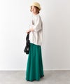 BLUE LAKE MARKET｜セットインスリーブ プリントプルオーバー [[B-521030]][C]