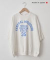 BLUE LAKE MARKET｜セットインスリーブ プリントプルオーバー [[B-521030]][C]