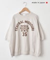 BLUE LAKE MARKET｜セットインスリーブ プリントプルオーバー [[B-521030]][C]