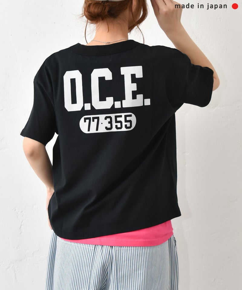  BLUE LAKE MARKET｜ベーシックバックプリントTee [[B-521034]][C]