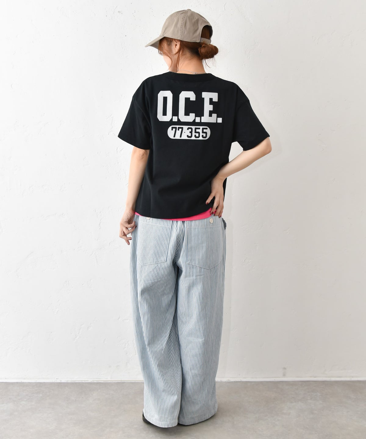  BLUE LAKE MARKET｜ベーシックバックプリントTee [[B-521034]][C]