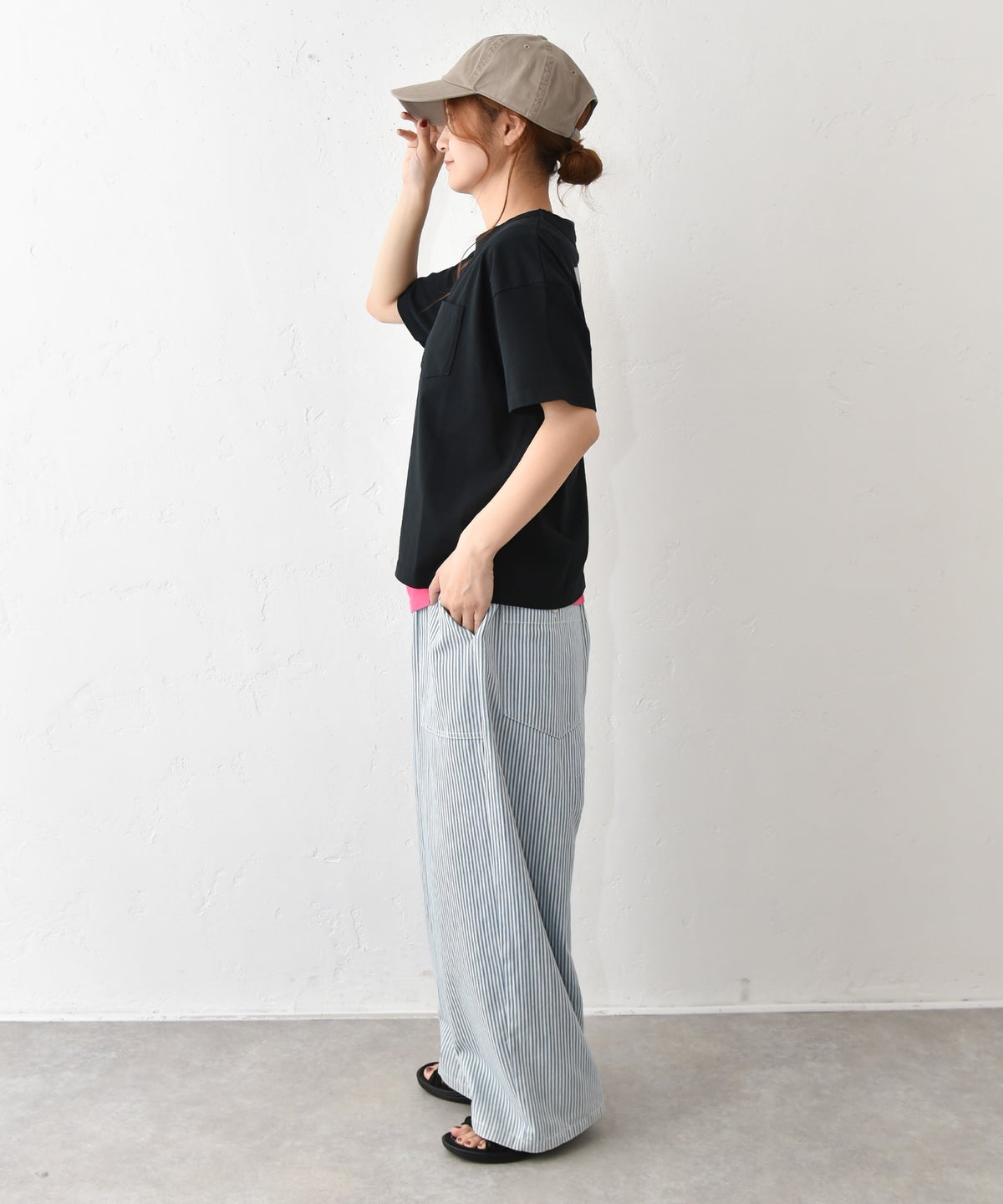  BLUE LAKE MARKET｜ベーシックバックプリントTee [[B-521034]][C]