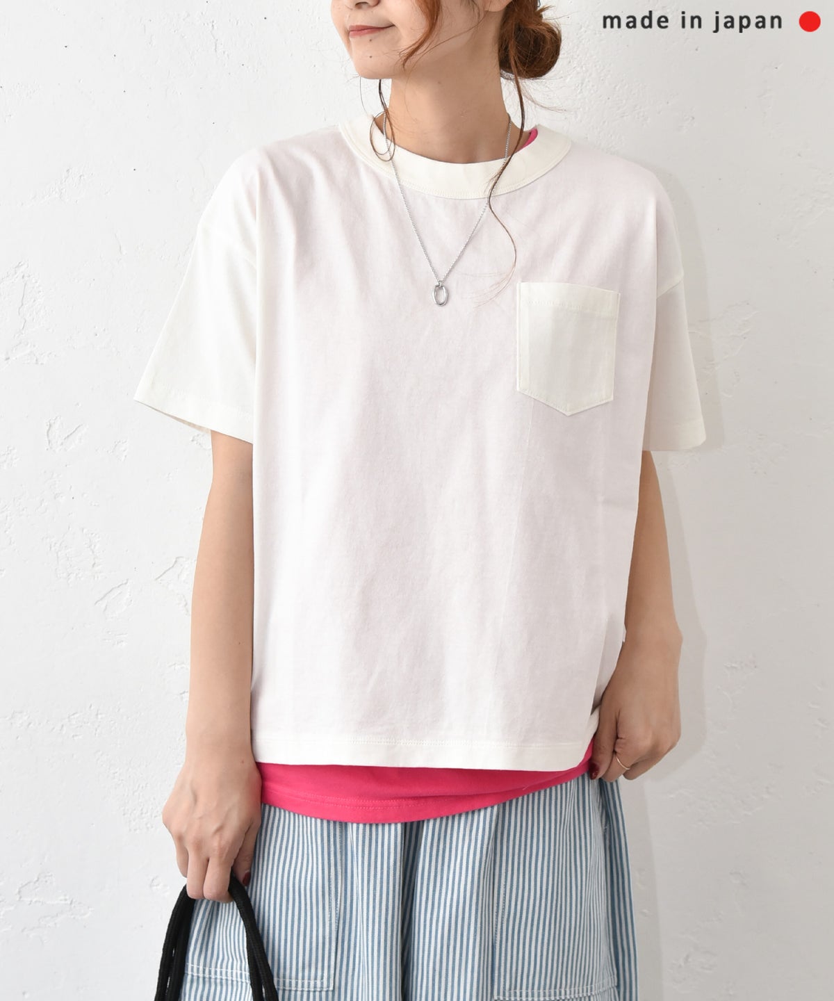  BLUE LAKE MARKET｜ベーシックバックプリントTee [[B-521034]][C]