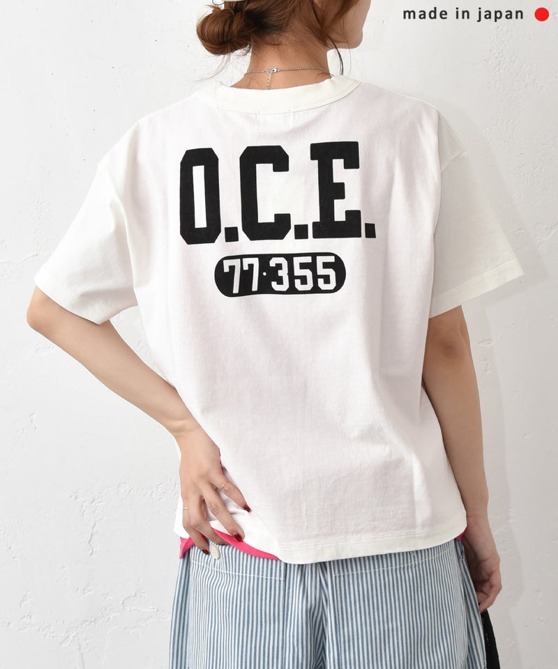  BLUE LAKE MARKET｜ベーシックバックプリントTee [[B-521034]][C]