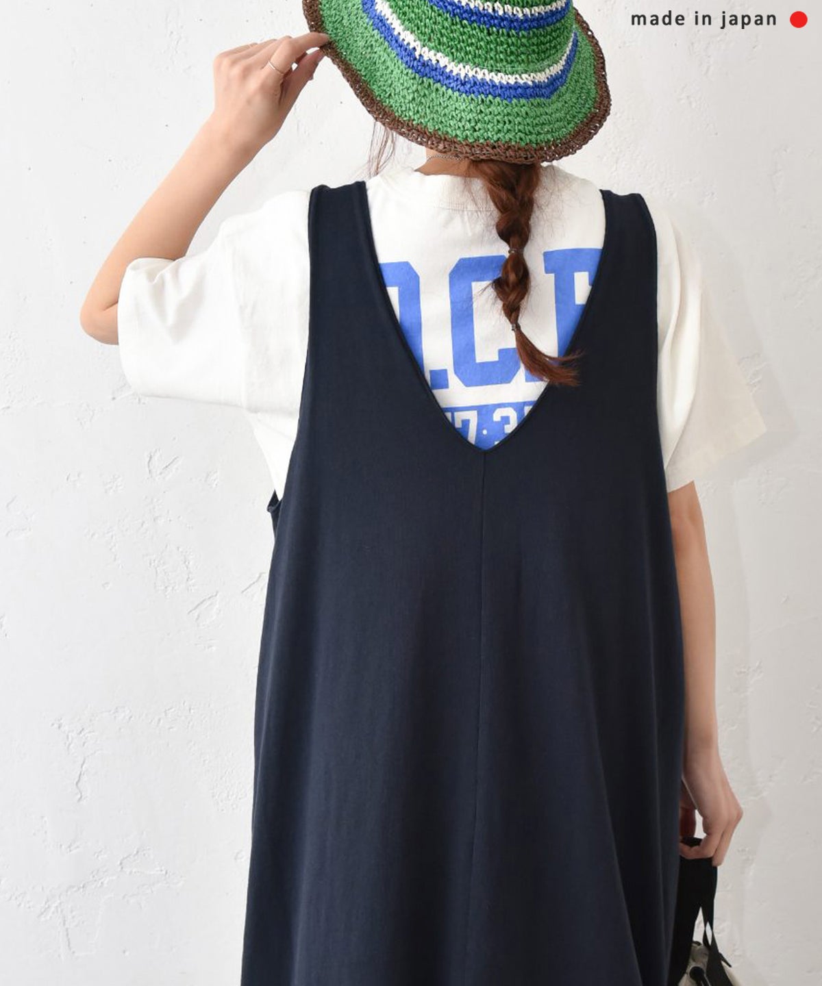  BLUE LAKE MARKET｜ベーシックバックプリントTee [[B-521034]][C]
