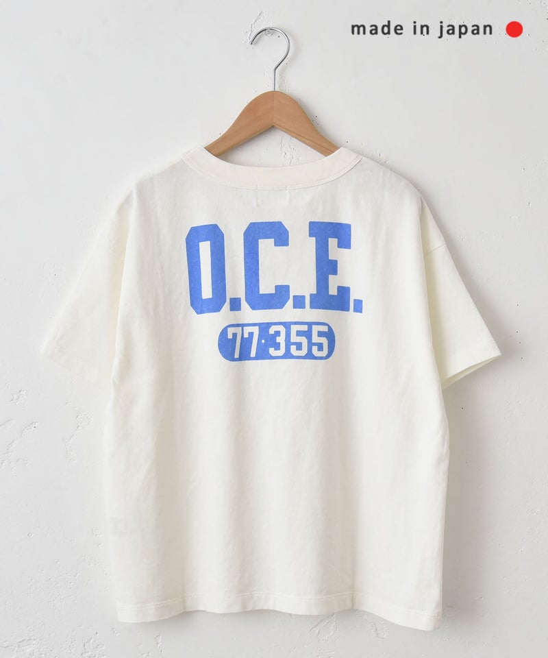  BLUE LAKE MARKET｜ベーシックバックプリントTee [[B-521034]][C]
