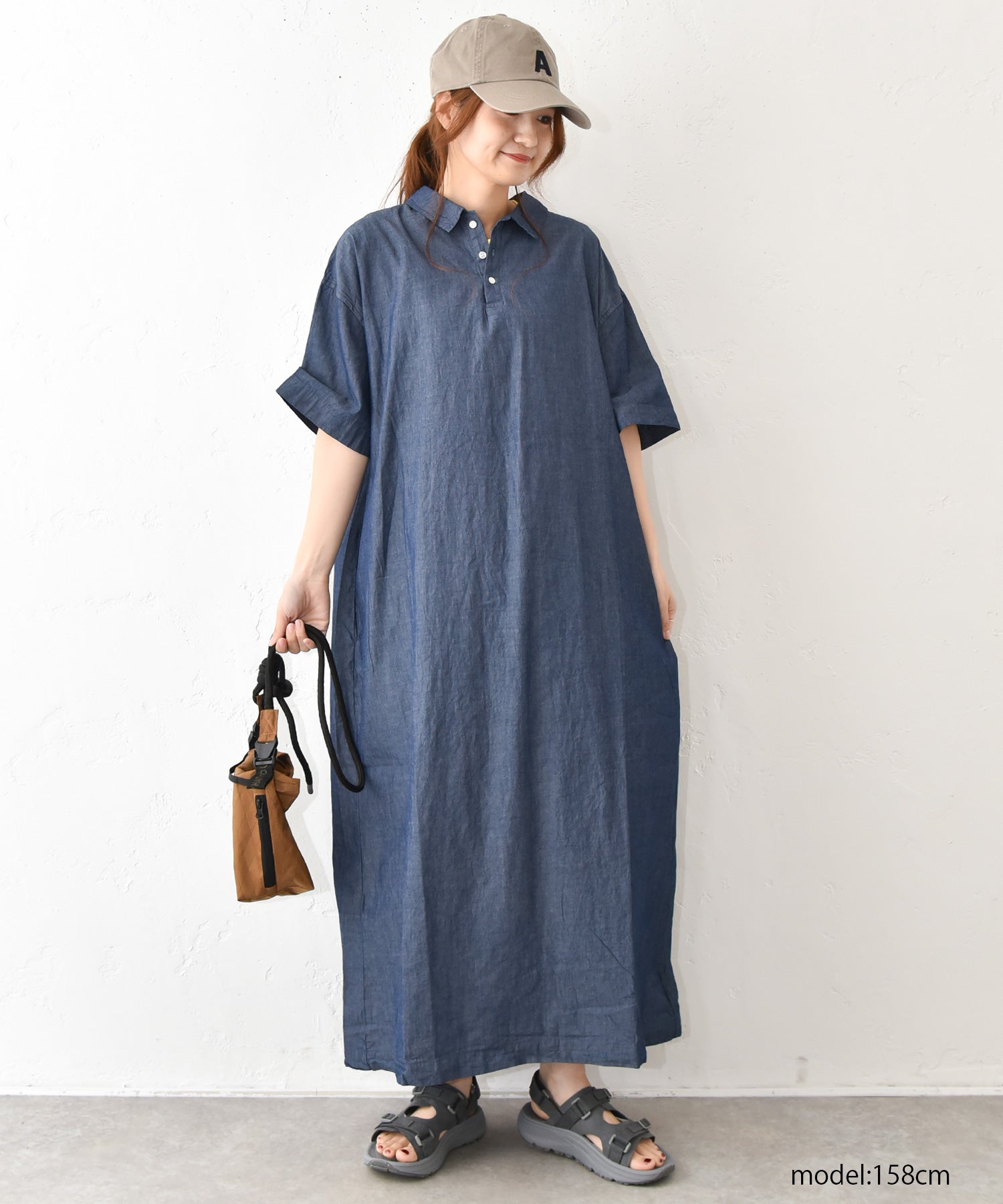Our.｜シャンブレーシャツワンピース [[131371H]][C] | ma28 ONLINE STORE