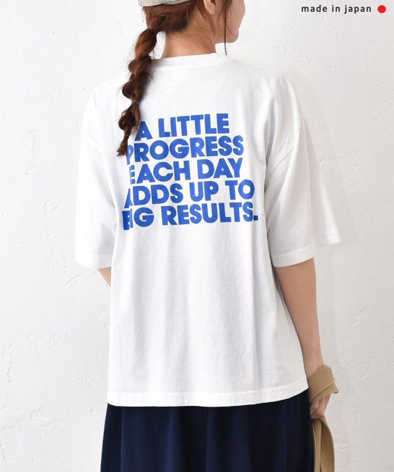 her.｜A Little Progress Relax Fit Tee [[A Little Progress Relax Fit Tee]][C]