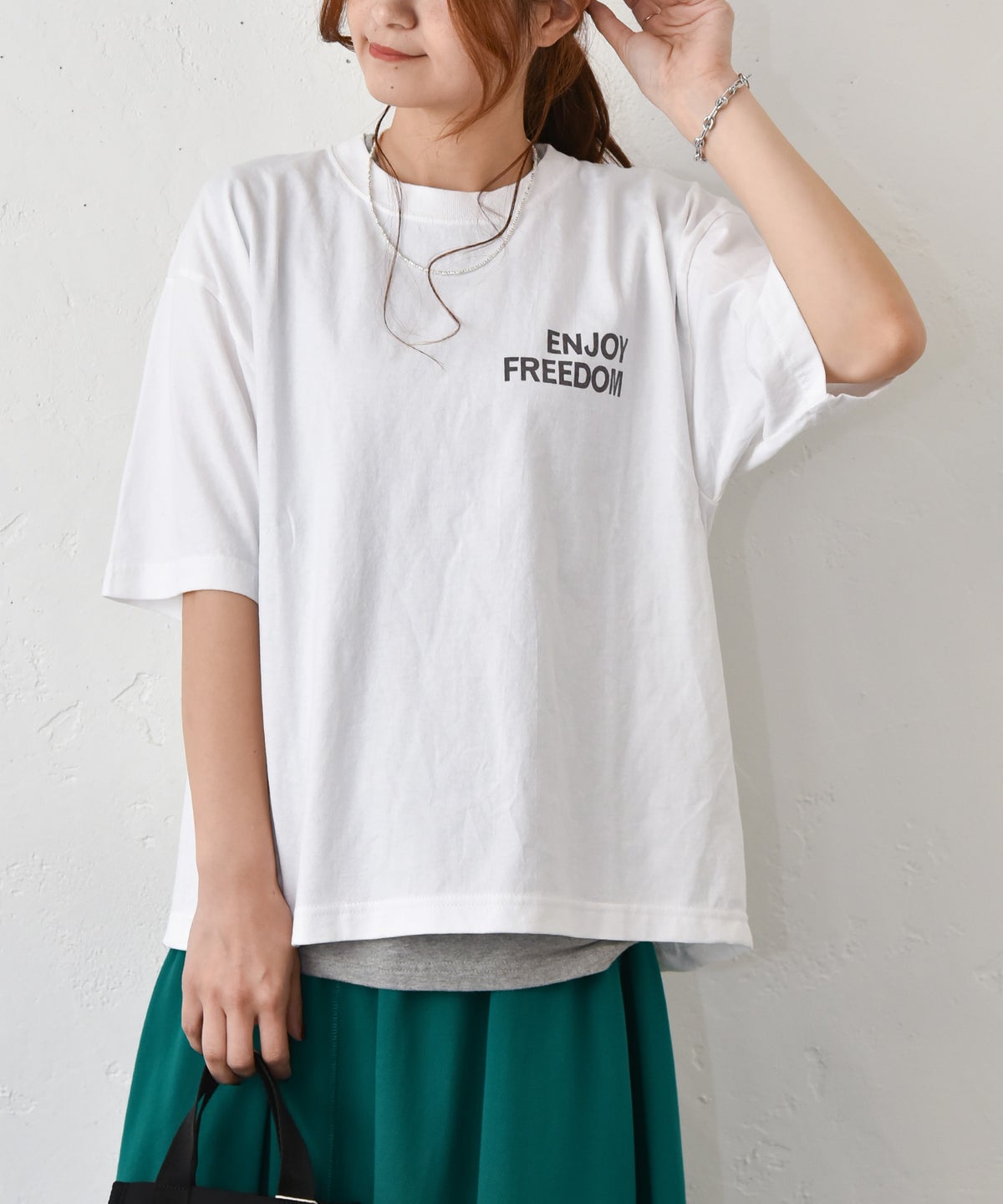 Our.｜ロゴ入り ワイドTee [[HU26-1116]][C]