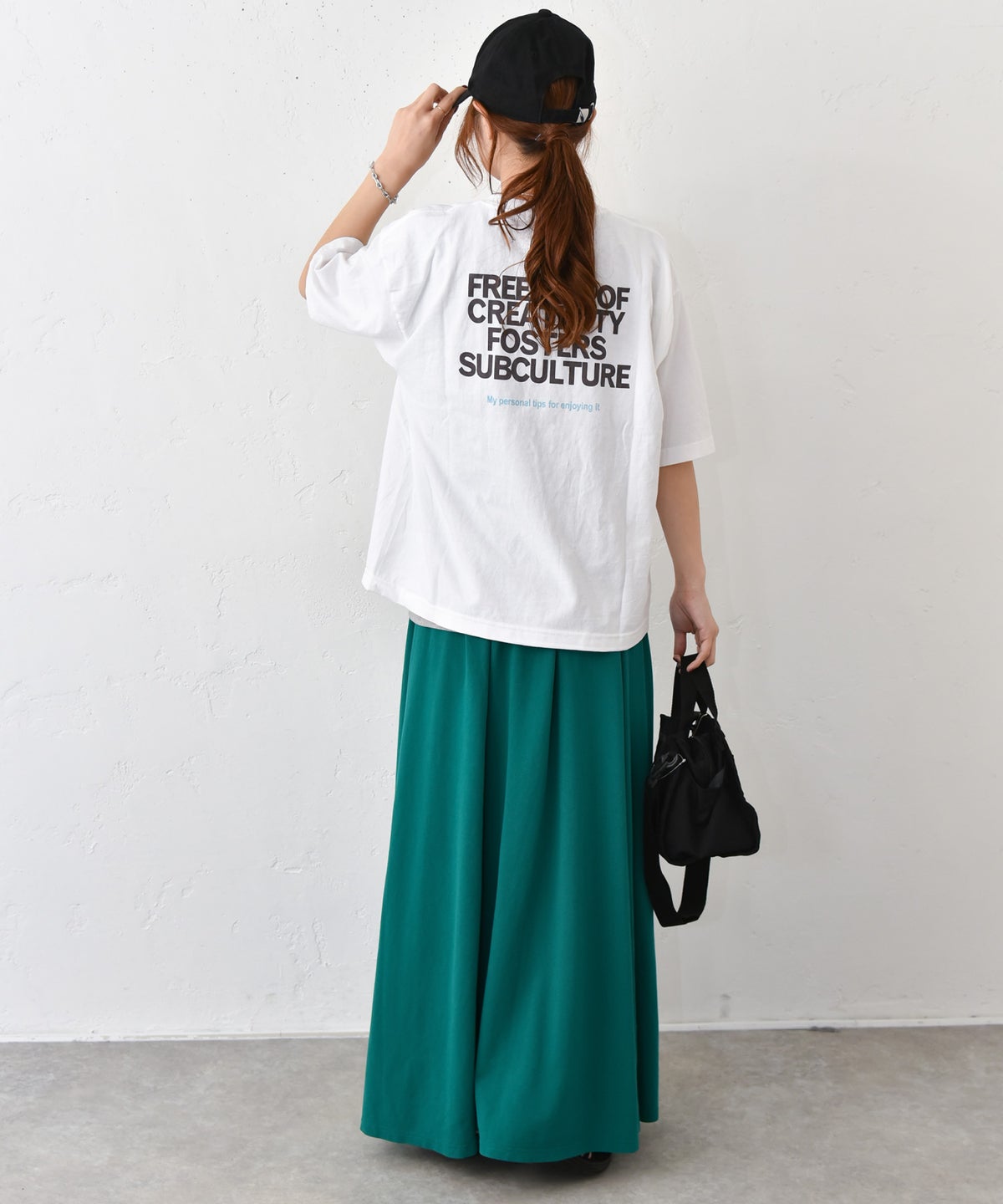 Our.｜ロゴ入り ワイドTee [[HU26-1116]][C]