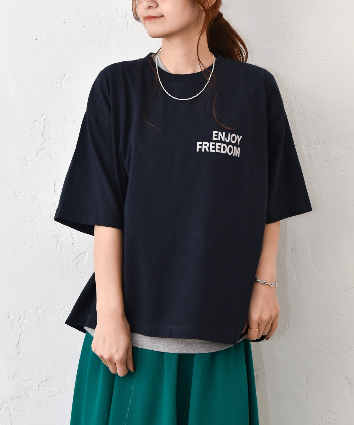 Our.｜ロゴ入り ワイドTee [[HU26-1116]][C]
