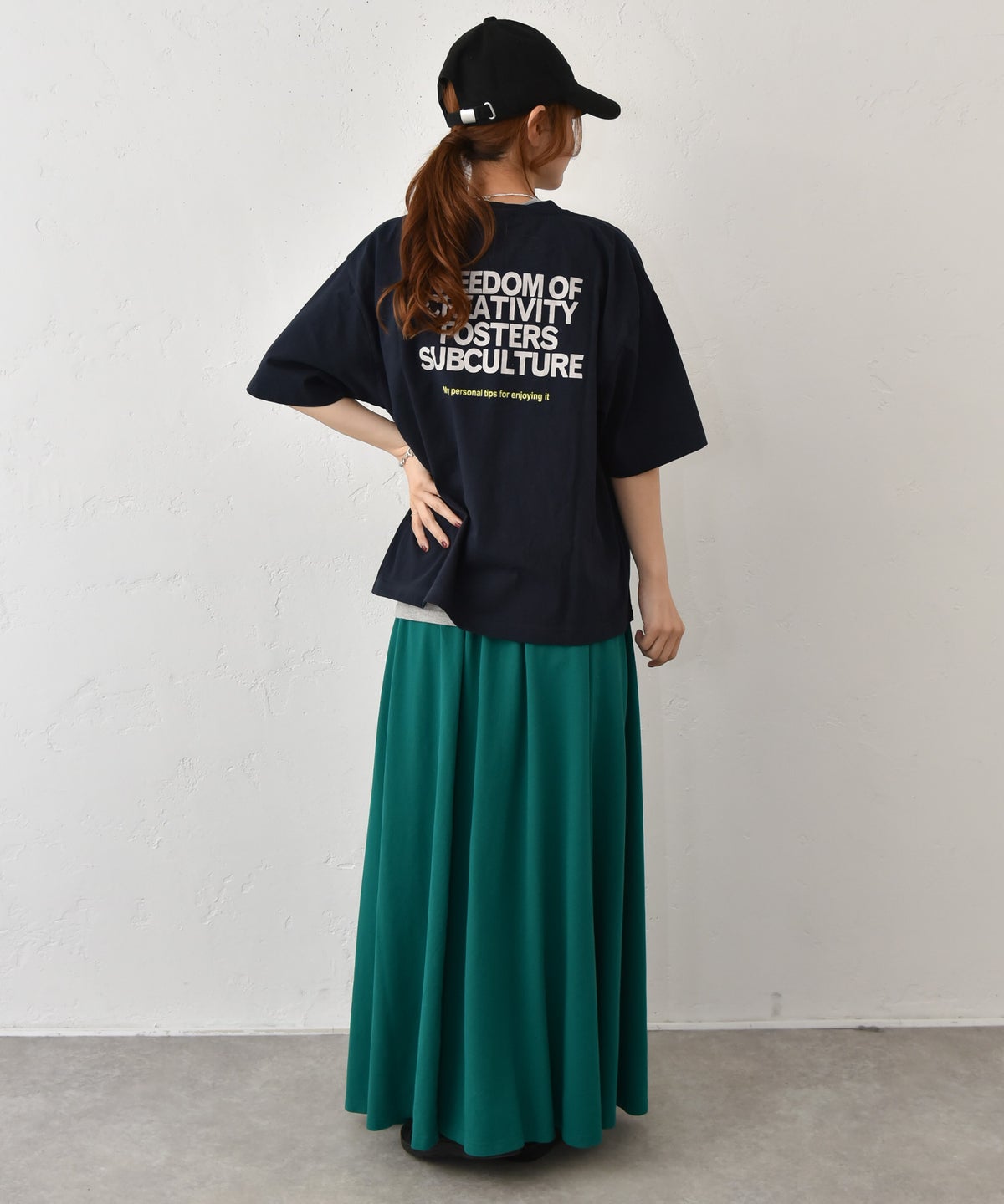Our.｜ロゴ入り ワイドTee [[HU26-1116]][C]