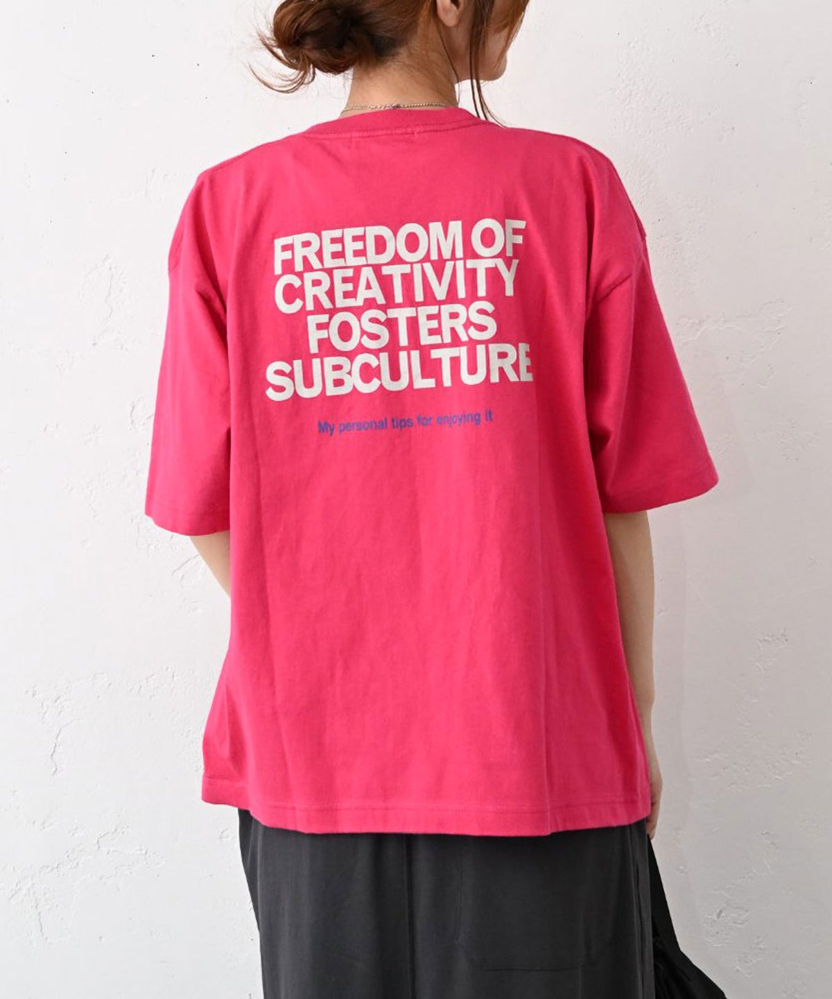 Our.｜ロゴ入り ワイドTee [[HU26-1116]][C]