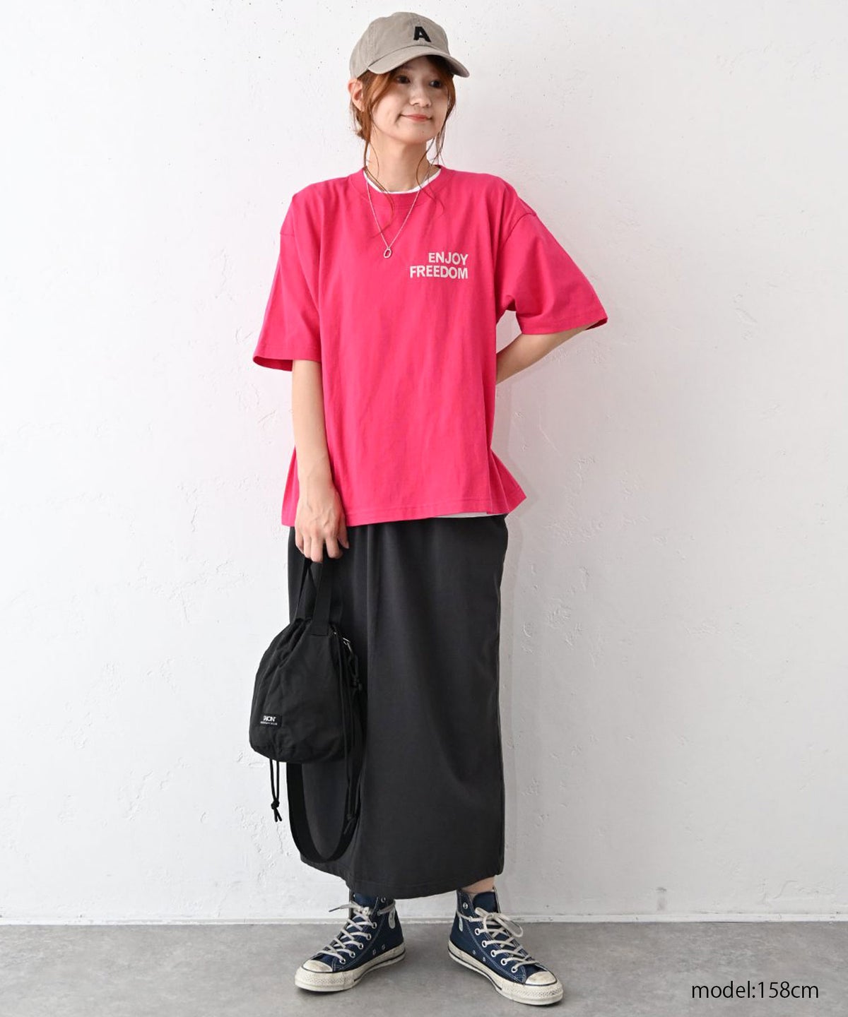 Our.｜ロゴ入り ワイドTee [[HU26-1116]][C]