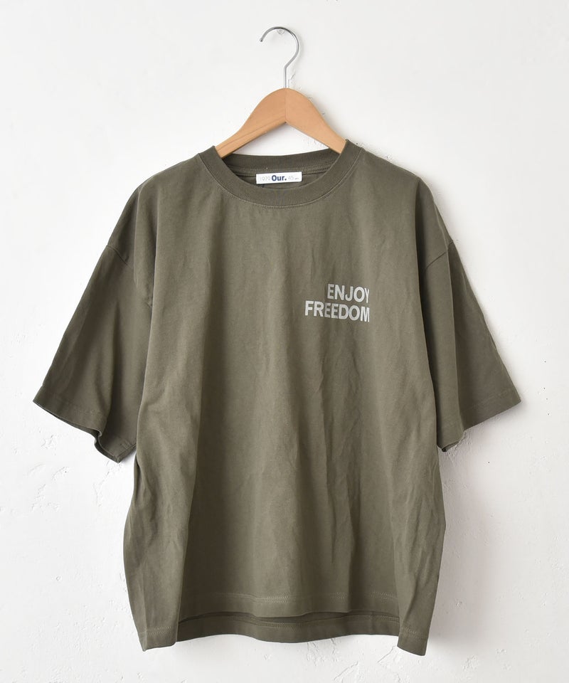 Our.｜ロゴ入り ワイドTee [[HU26-1116]][C]