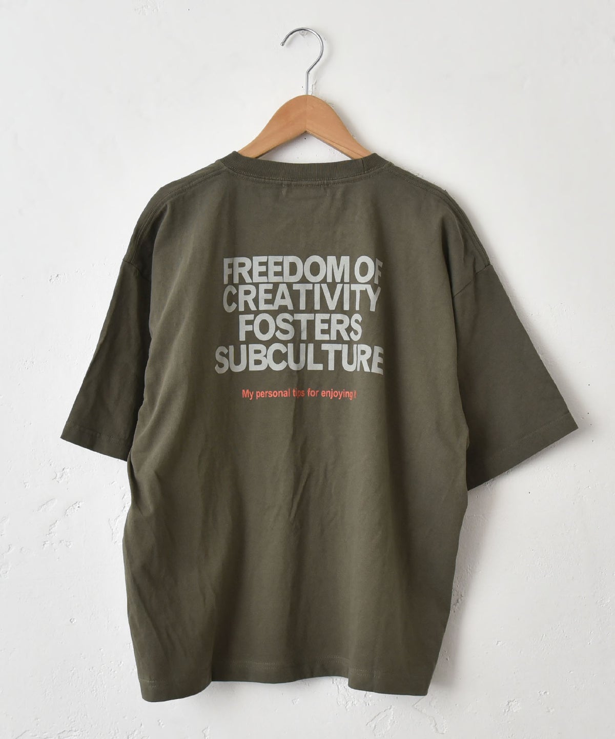 Our.｜ロゴ入り ワイドTee [[HU26-1116]][C]