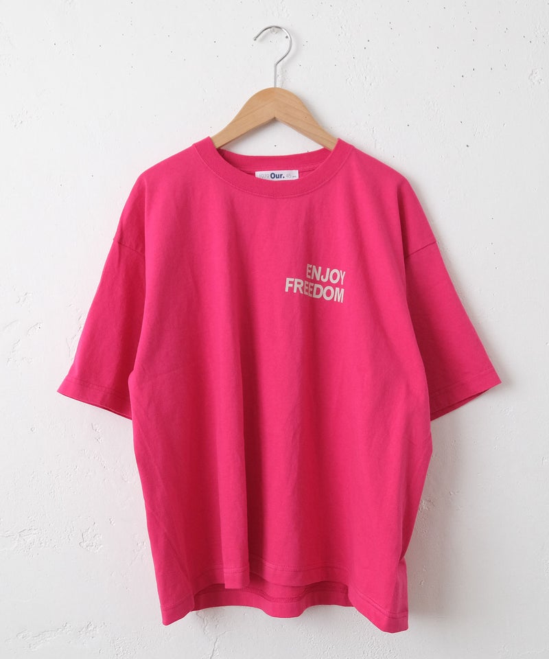 Our.｜ロゴ入り ワイドTee [[HU26-1116]][C]
