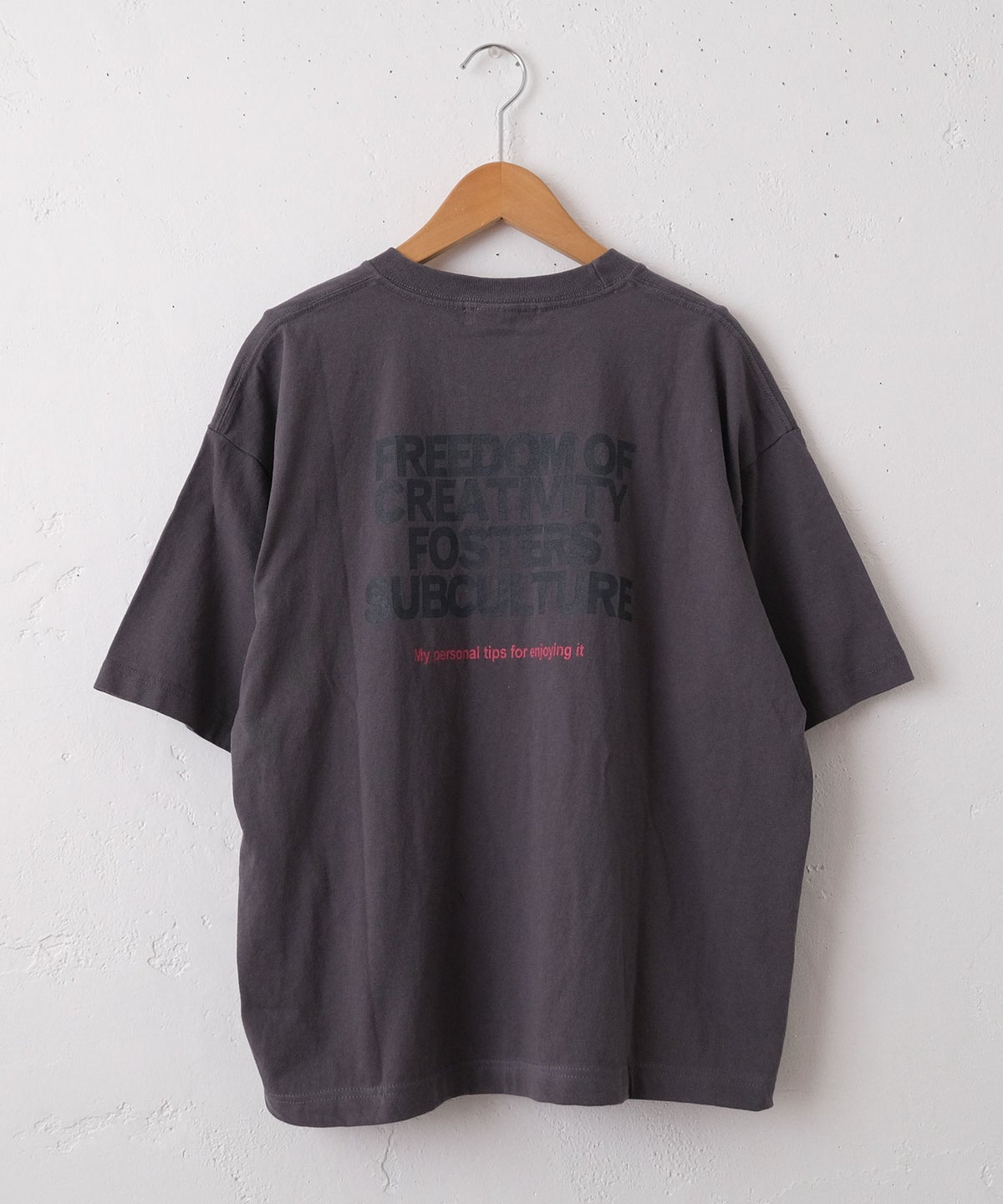 Our.｜ロゴ入り ワイドTee [[HU26-1116]][C]
