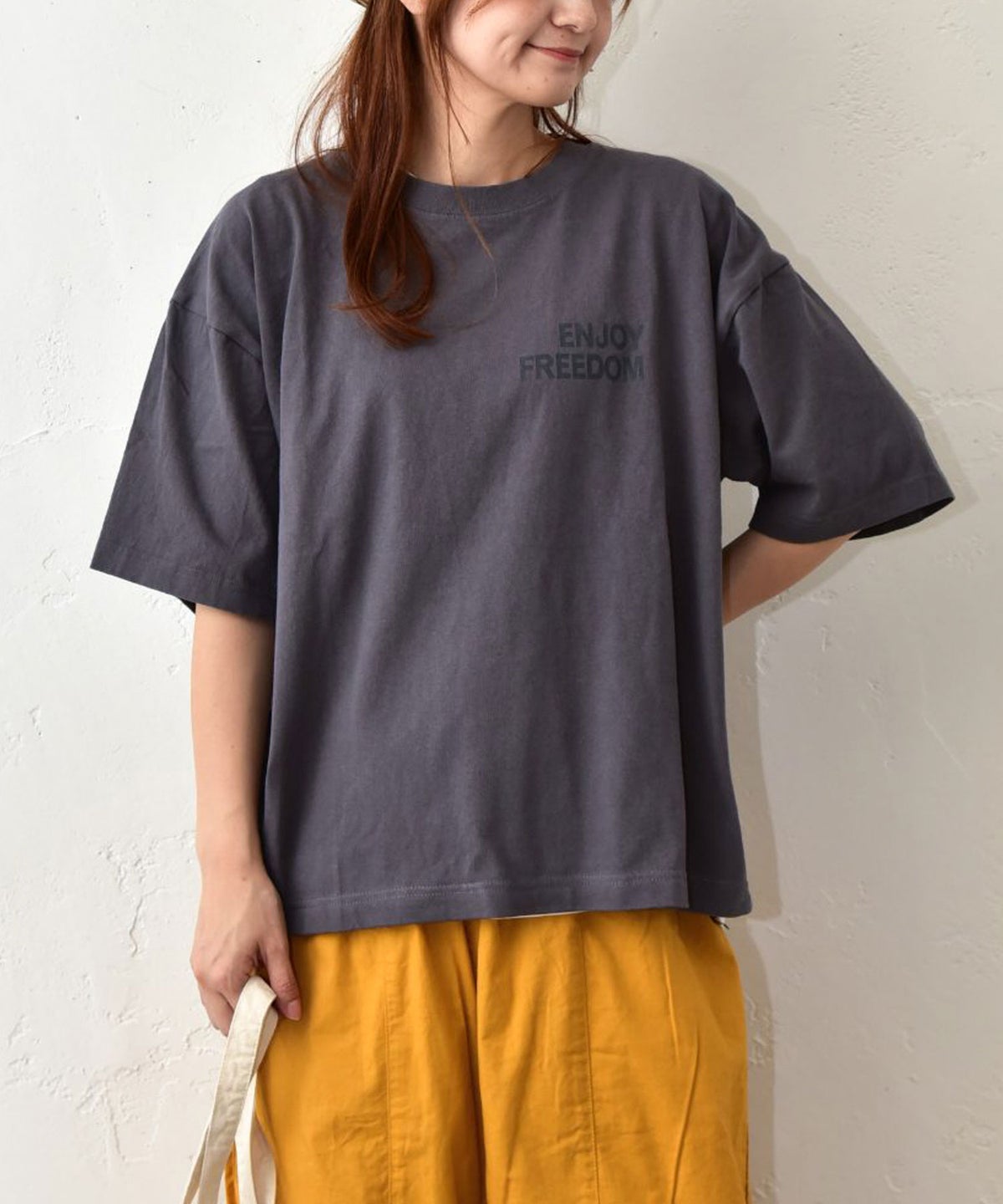 Our.｜ロゴ入り ワイドTee [[HU26-1116]][C]