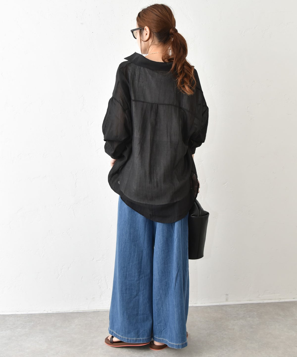 HUMS｜シアースキッパーブラウス [[C-5162]][C]