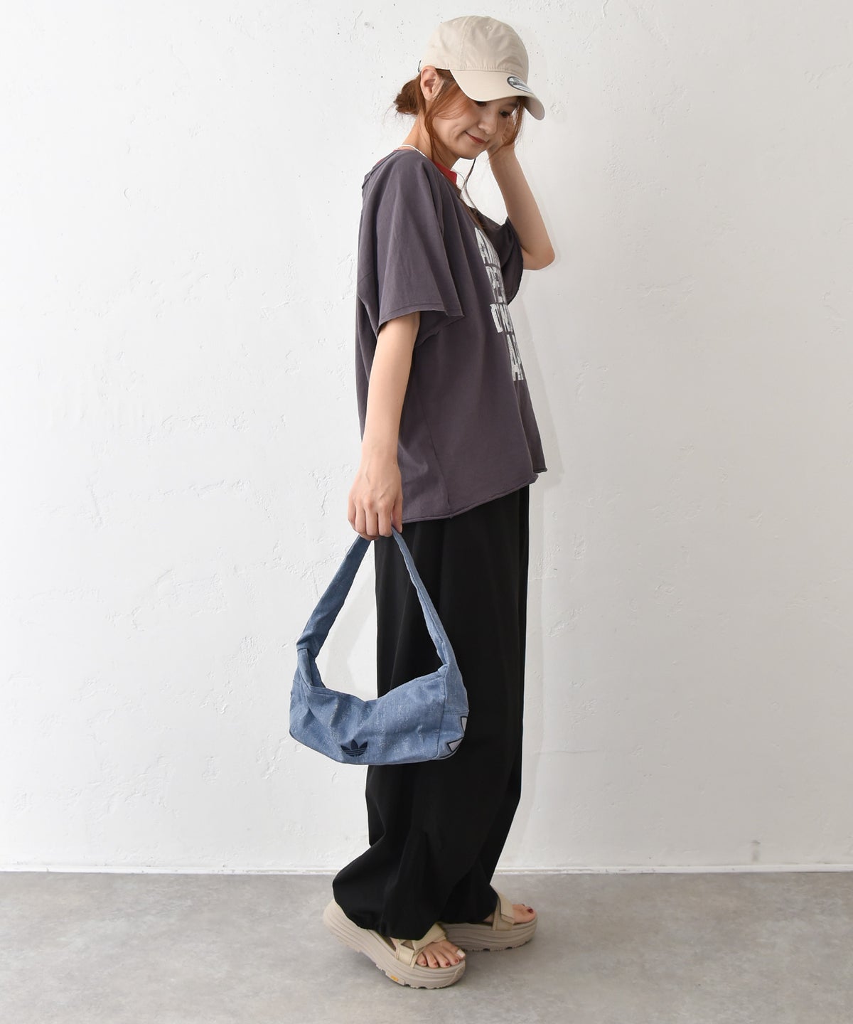 IN THE MARKET｜ヴィンテージ風ロゴT [[C-2595]][C]
