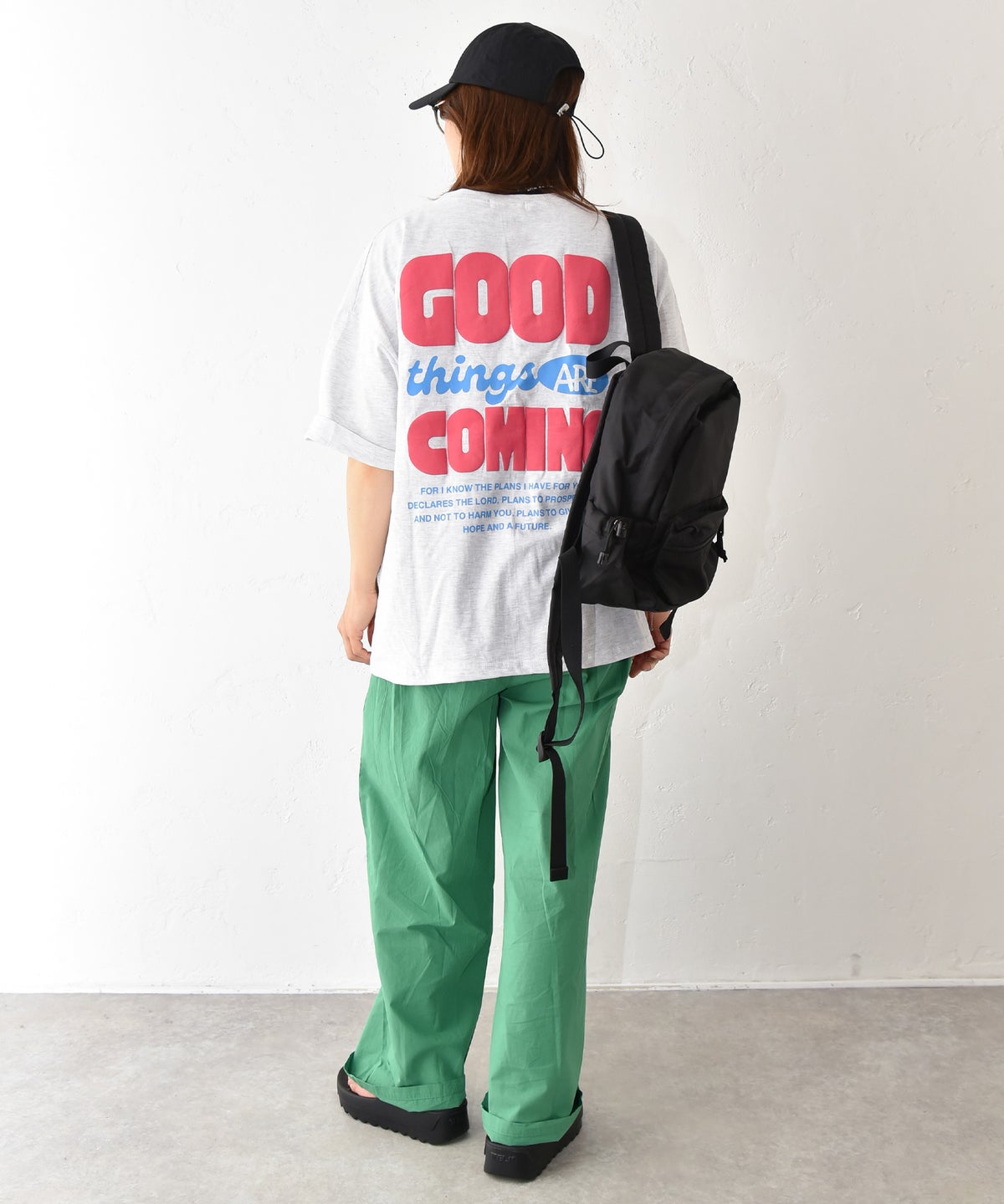 IN THE MARKET｜配色発泡ロゴプリントT [[C-2592]][C]