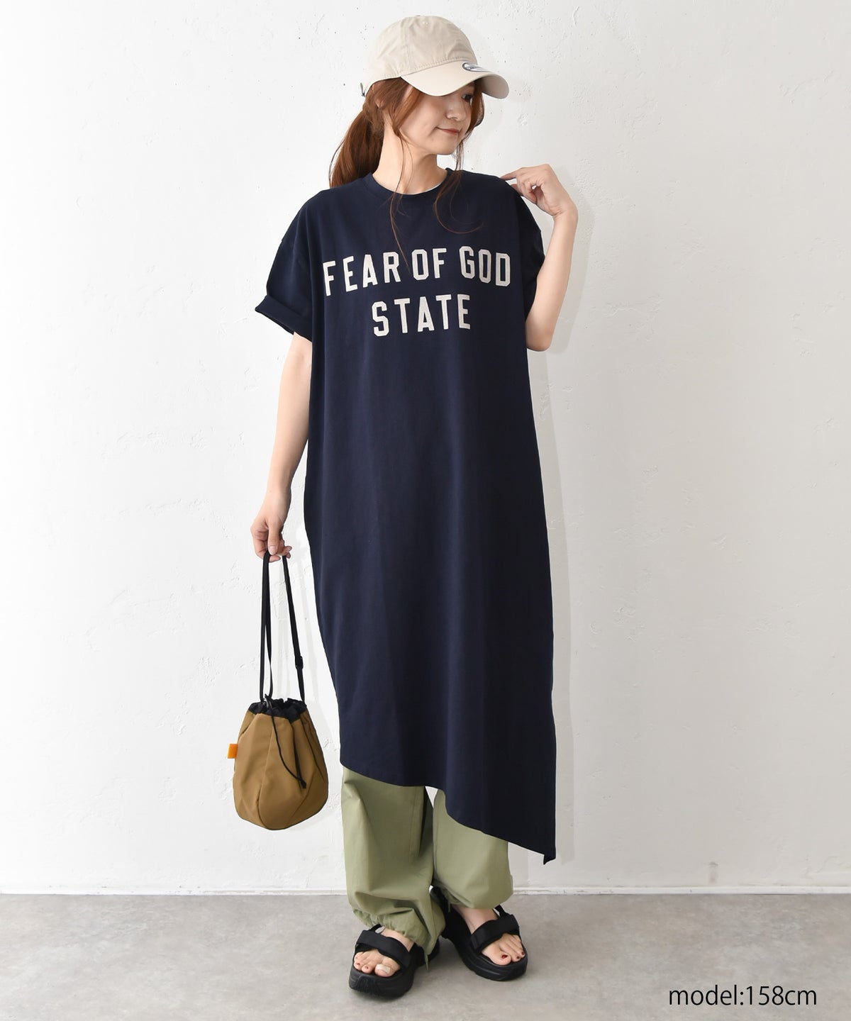 IN THE MARKET｜ロゴカットワンピース [[C-2589]][C]