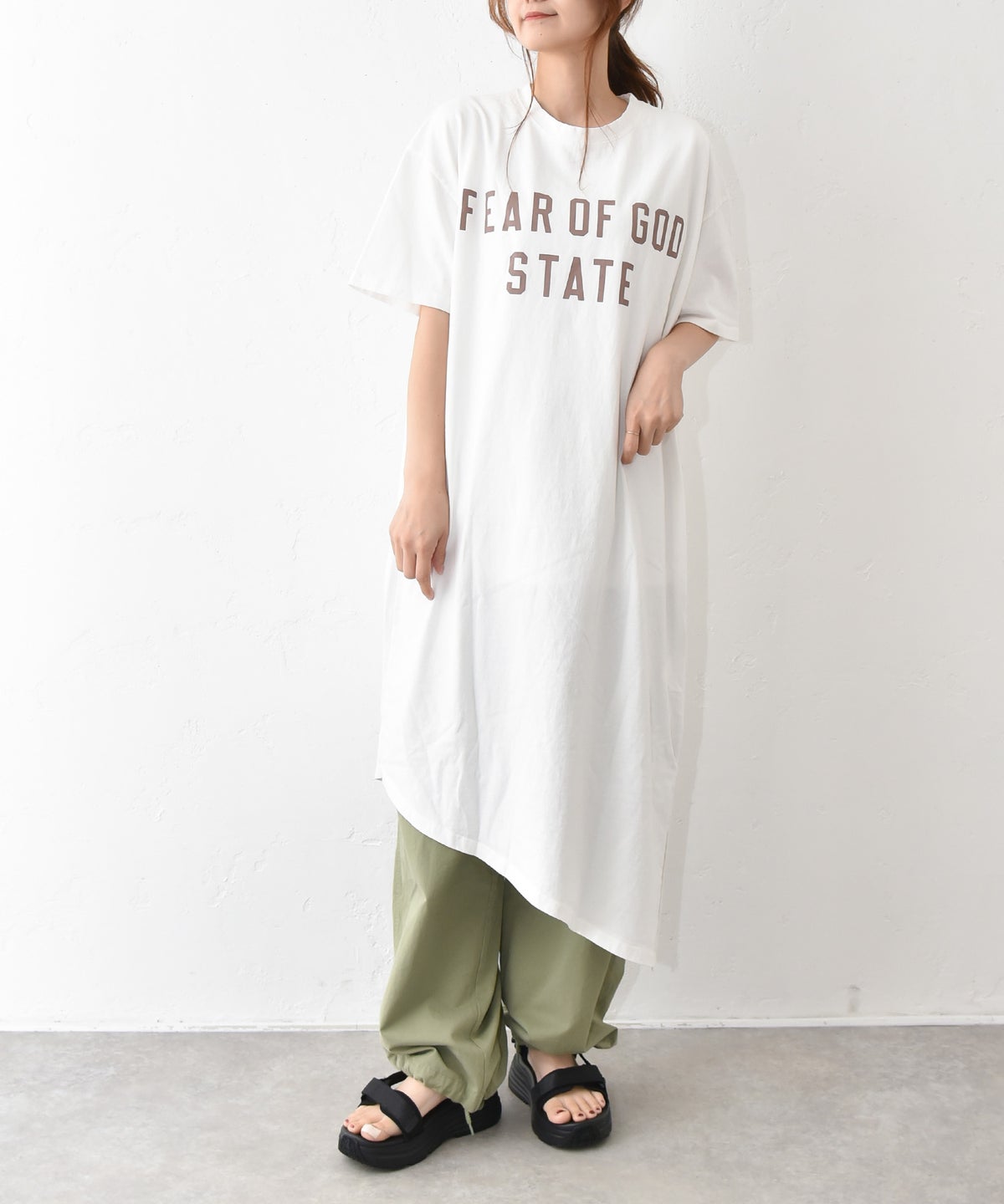 IN THE MARKET｜ロゴカットワンピース [[C-2589]][C]