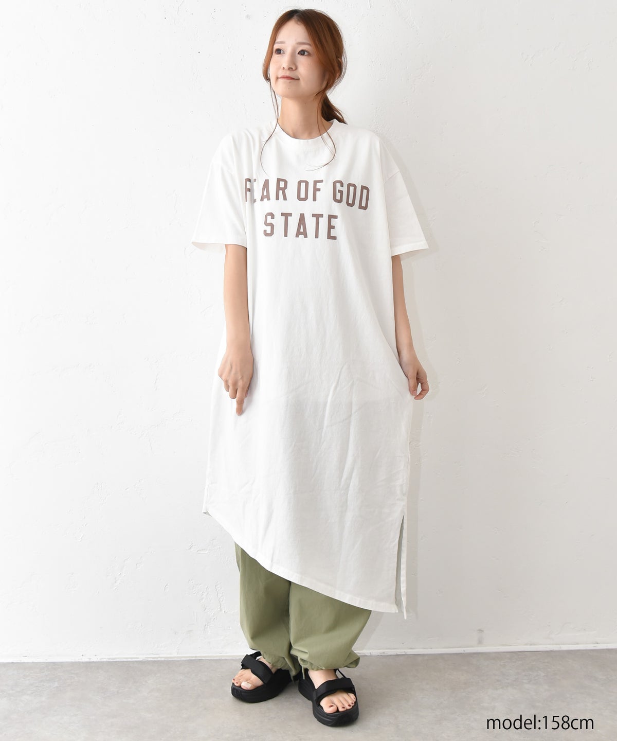 IN THE MARKET｜ロゴカットワンピース [[C-2589]][C]
