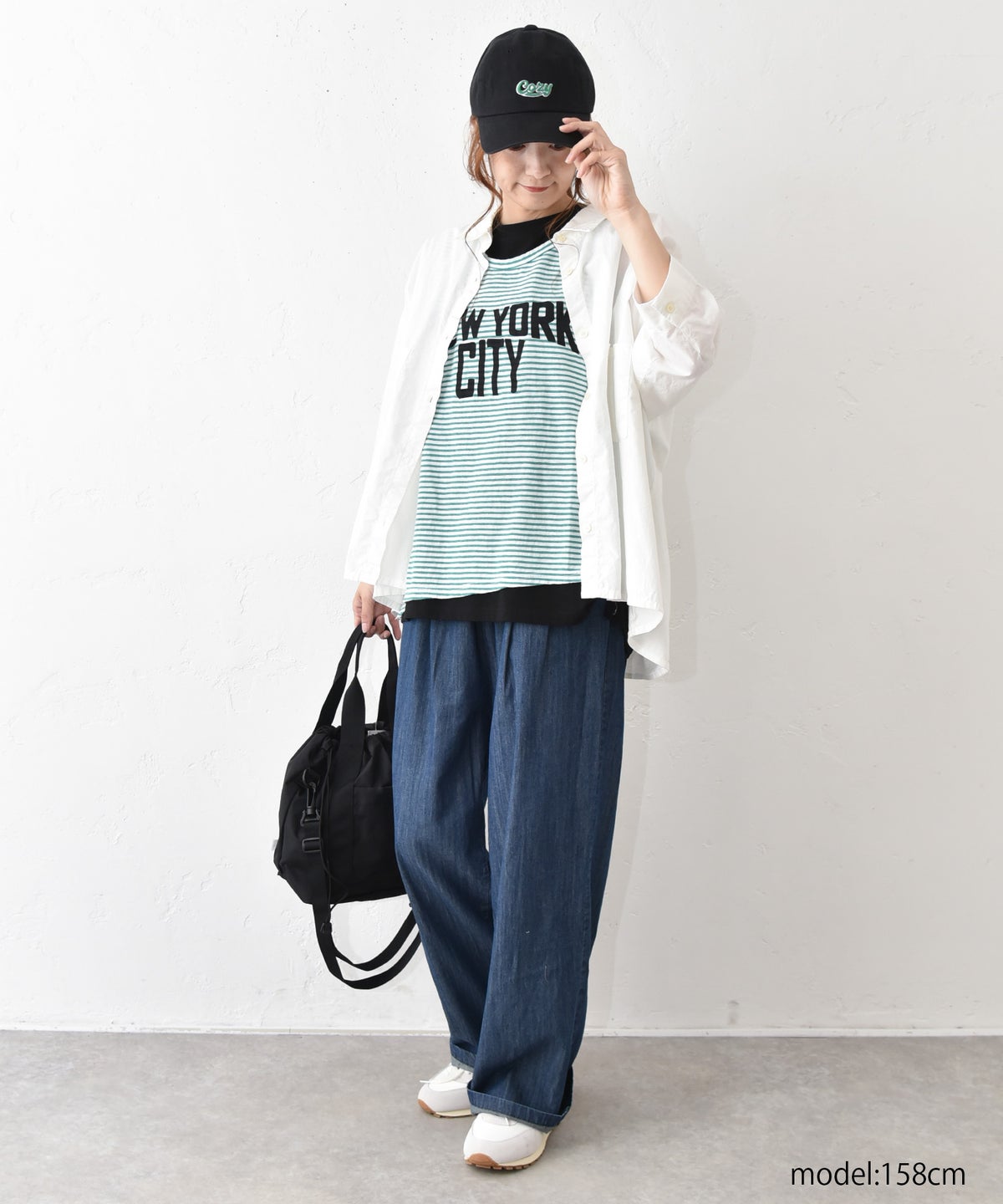 IN THE MARKET｜ランダムボーダーロゴタンク [[C-2587]][C]