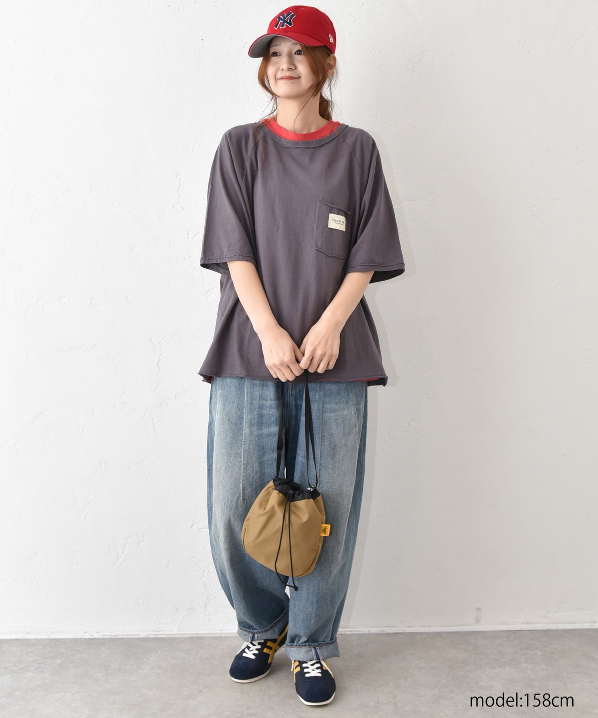 IN THE MARKET｜ワッペン付きポケットロゴT [[C-2596]][C]