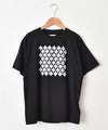  hagumu｜半袖プリントTee（ハニカム） [[C-771]][C]