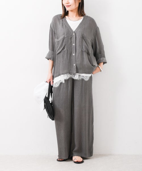 Hymn LIPA｜裾レースAラインタンク [[TCL-020]][F] | ma28 ONLINE STORE