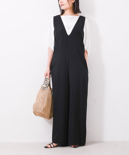 最後の１着☆新品！超お得！高級総レース チュニック 入手困難品 完売品　Dignite collier ディニテコリエ 黒 Dignite collier｜オールインワン [[80268344]][F] | ma28 ONLINE STORE
