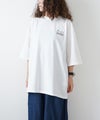 day standard｜度詰め天竺オバケ刺繍プリントTEE [[111983]][D]