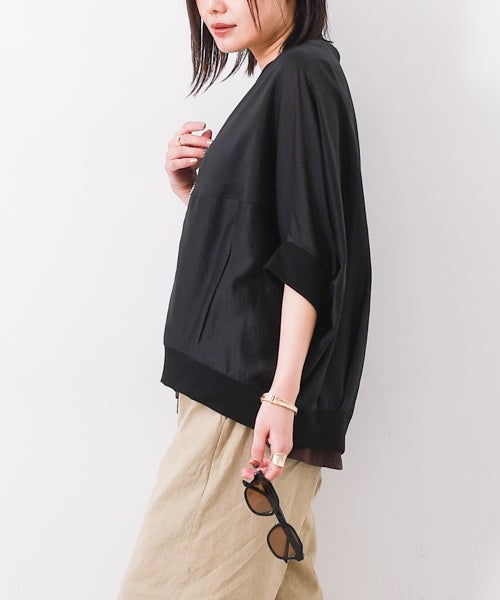 Dignite collier｜シアータックワイドカーディガン [[80268731]][F