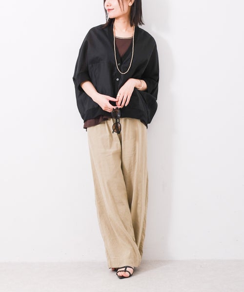 Dignite collier｜シアータックワイドカーディガン [[80268731]][F