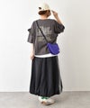 IN THE MARKET｜袖フリルBIGプリントTシャツ [[30033162]][C]