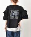 IN THE MARKET｜袖フリルBIGプリントTシャツ [[30033162]][C]